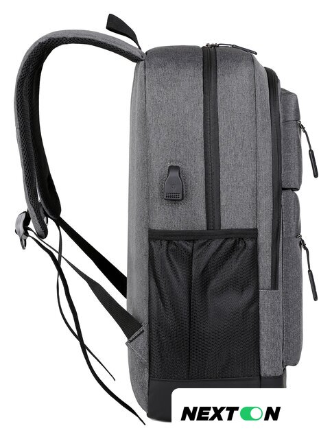 Городской рюкзак Miru Sallerus 15.6 (серый) - Изображение №3 — Интернет-магазин Nexton