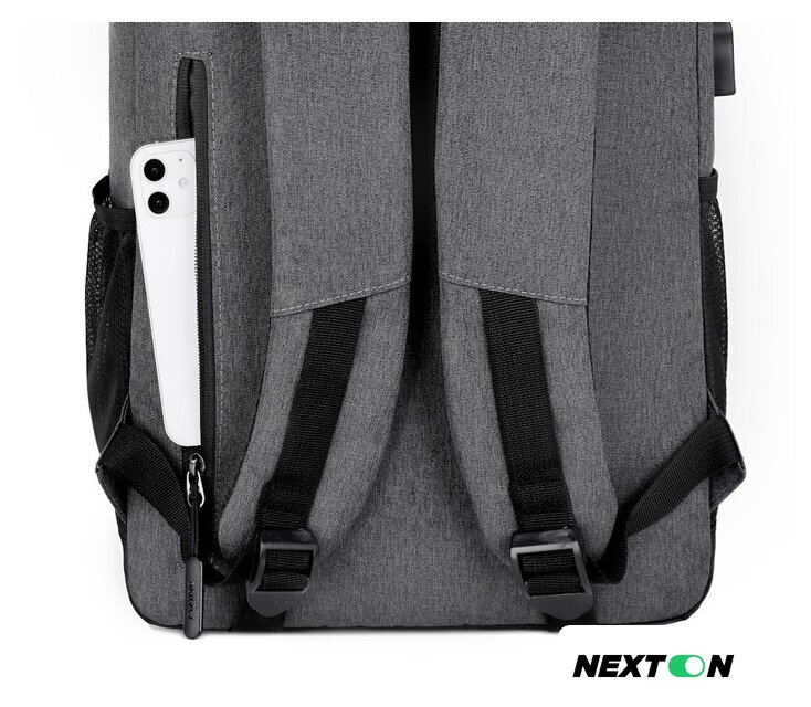 Городской рюкзак Miru Sallerus 15.6 (серый) - Изображение №15 — Интернет-магазин Nexton