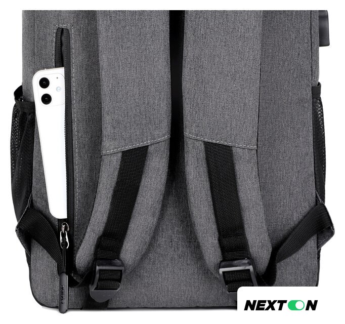 Городской рюкзак Miru Sallerus 15.6 (серый) - Изображение №10 — Интернет-магазин Nexton