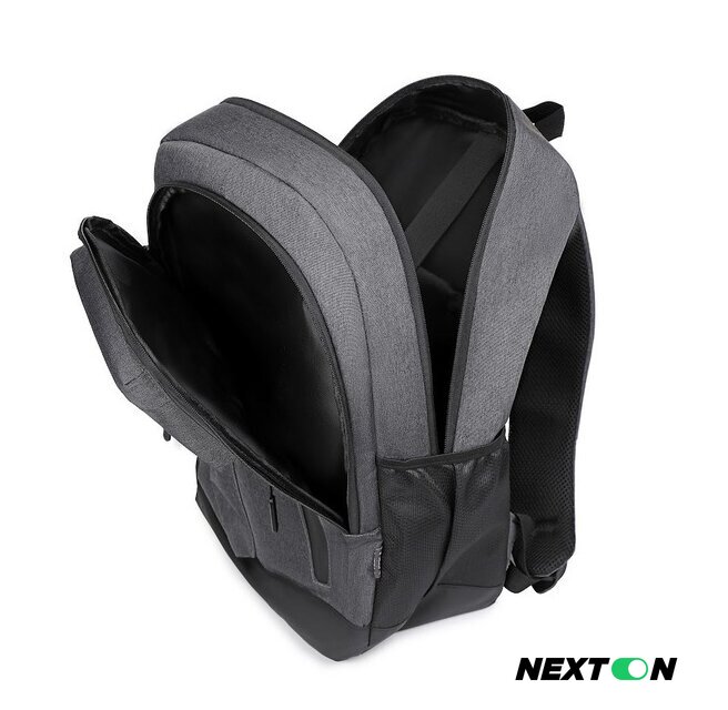 Городской рюкзак Miru Sallerus 15.6 (серый) - Изображение №21 — Интернет-магазин Nexton