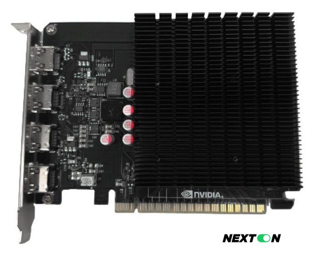 Видеокарта BIOSTAR GeForce GT 730 4GB DDR3 VN7313TG46 - Изображение №1 — Интернет-магазин Nexton