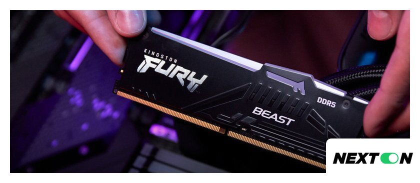 Оперативная память Kingston FURY Beast RGB 8ГБ DDR5 6000МГц KF560C36BBEA-8 - Изображение №5 — Интернет-магазин Nexton
