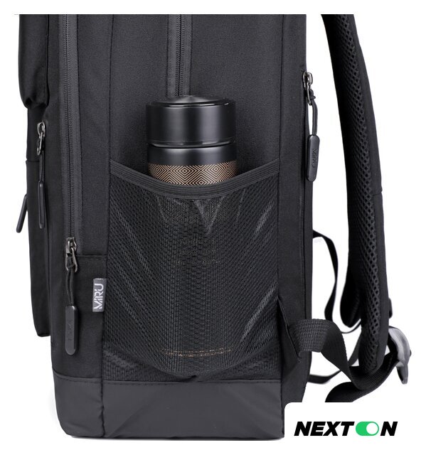 Городской рюкзак Miru Sallerus 15.6 (черный) - Изображение №6 — Интернет-магазин Nexton