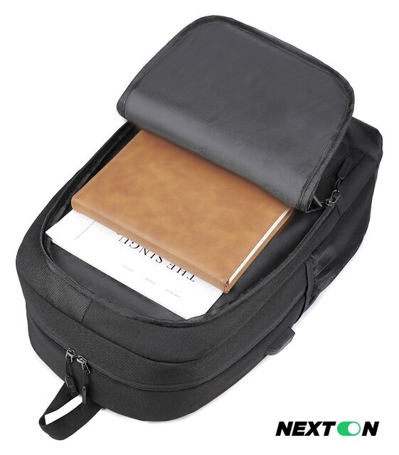 Городской рюкзак Miru Sallerus 15.6 (черный) - Изображение №21 — Интернет-магазин Nexton