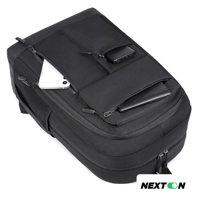 Городской рюкзак Miru Sallerus 15.6 (черный) - Изображение №22 — Интернет-магазин Nexton