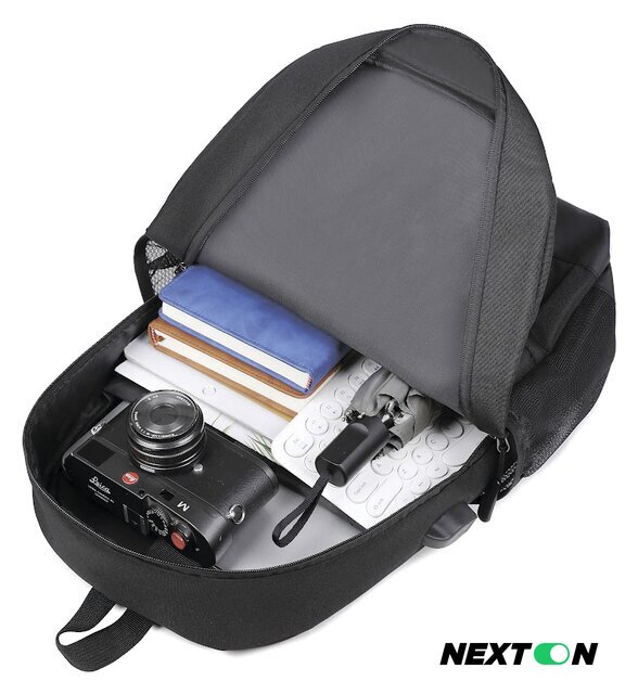 Городской рюкзак Miru Sallerus 15.6 (черный) - Изображение №20 — Интернет-магазин Nexton