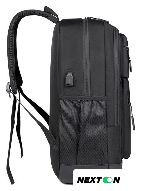 Городской рюкзак Miru Sallerus 15.6 (черный) - Изображение №3 — Интернет-магазин Nexton