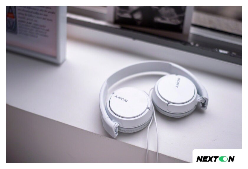 Наушники Sony MDR-ZX110AP (белый) - Изображение №9 — Интернет-магазин Nexton