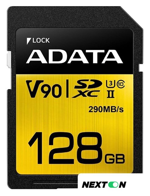 Карта памяти ADATA Premier ONE ASDX128GUII3CL10-C SDXC 128GB - Изображение №1 — Интернет-магазин Nexton