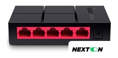 Неуправляемый коммутатор Mercusys MS105G - Изображение №2 — Интернет-магазин Nexton