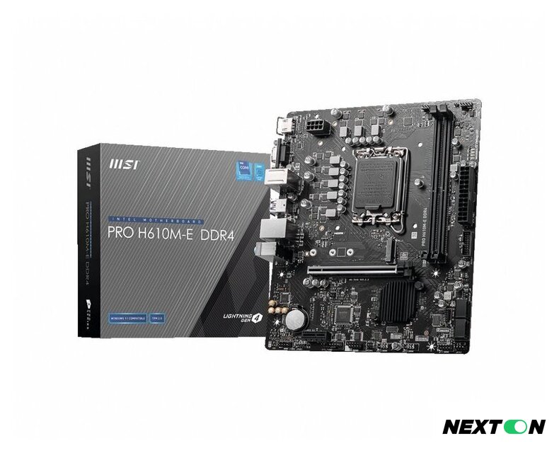 Материнская плата MSI PRO H610M-E DDR4 - Изображение №3 — Интернет-магазин Nexton
