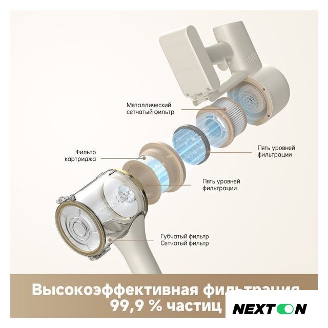 Пылесос Trouver Cordless Vacuum Cleaner S3 Detect Aqua VTV20A - Изображение №7 — Интернет-магазин Nexton