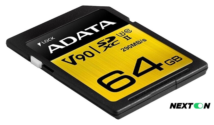 Карта памяти ADATA Premier ONE ASDX64GUII3CL10-C SDXC 64GB - Изображение №2 — Интернет-магазин Nexton