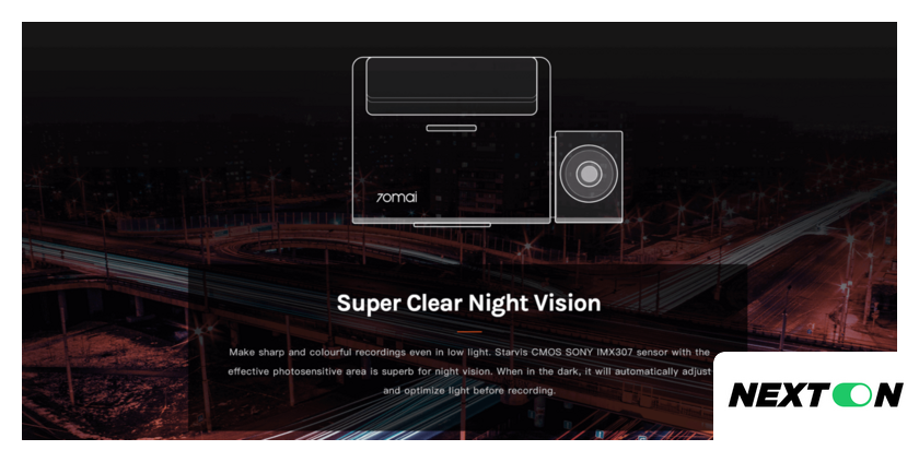 Видеорегистратор 70mai Dash Cam Lite Midrive D08 (международная версия) - Изображение №5 — Интернет-магазин Nexton