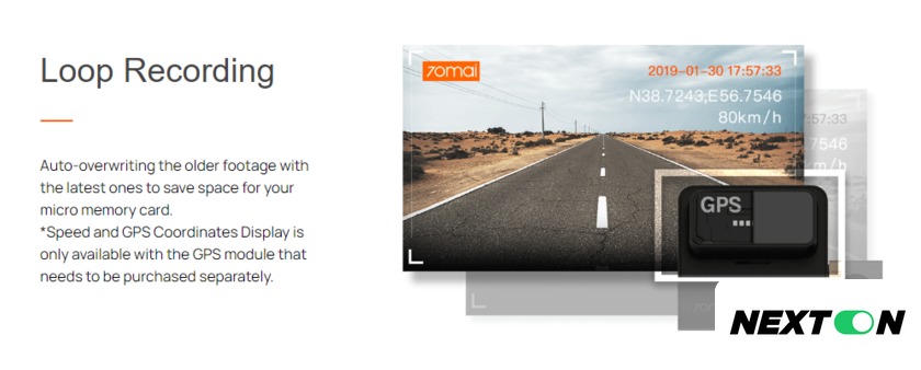 Видеорегистратор 70mai Dash Cam Lite Midrive D08 (международная версия) - Изображение №11 — Интернет-магазин Nexton