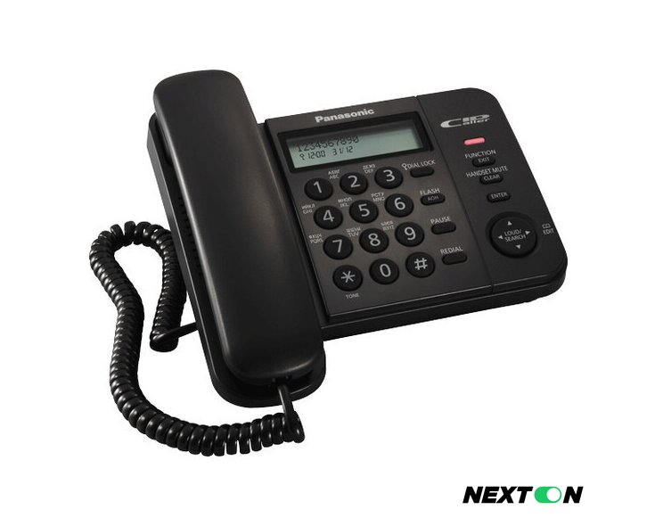 Проводной телефон Panasonic KX-TS2356RUB (черный) - Изображение №2 — Интернет-магазин Nexton