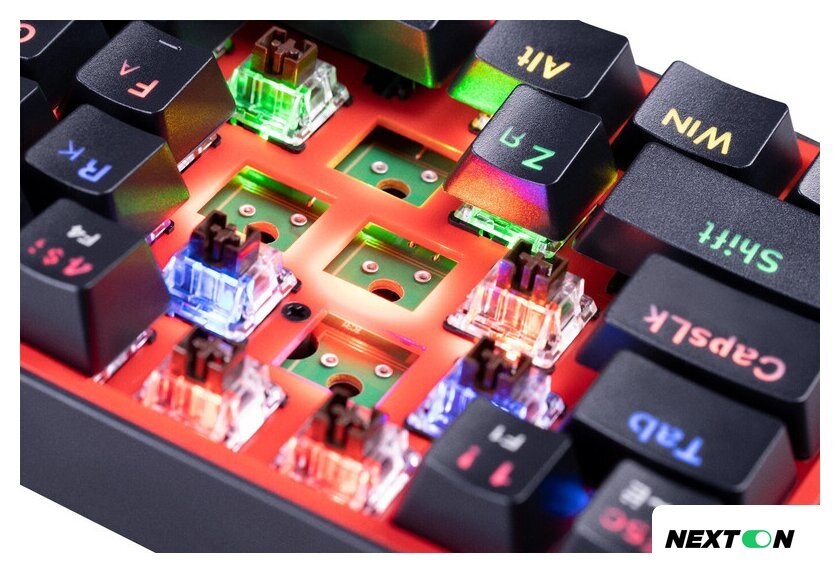 Клавиатура Redragon Fizz (черный/красный) - Изображение №9 — Интернет-магазин Nexton