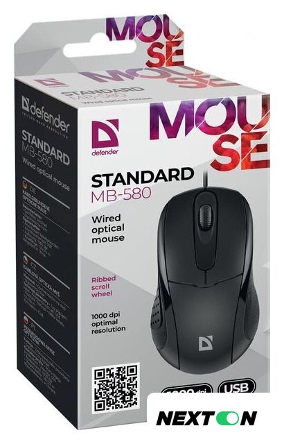 Мышь Defender Standard MB-580 - Изображение №2 — Интернет-магазин Nexton