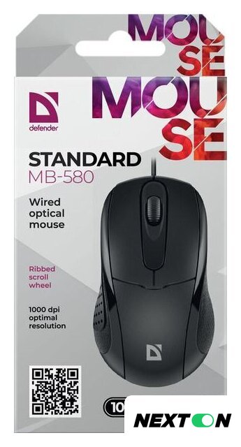 Мышь Defender Standard MB-580 - Изображение №3 — Интернет-магазин Nexton