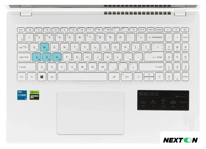 Игровой ноутбук Acer Nitro Lite 16 NL16-71G-55JR NH.D59SG.004 - Изображение №8 — Интернет-магазин Nexton