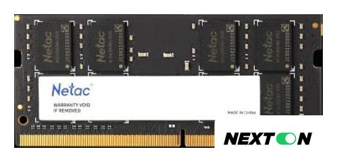 Оперативная память Netac Basic 8GB DDR4 SODIMM PC4-21300 NTBSD4N26SP-08 - Изображение №1 — Интернет-магазин Nexton