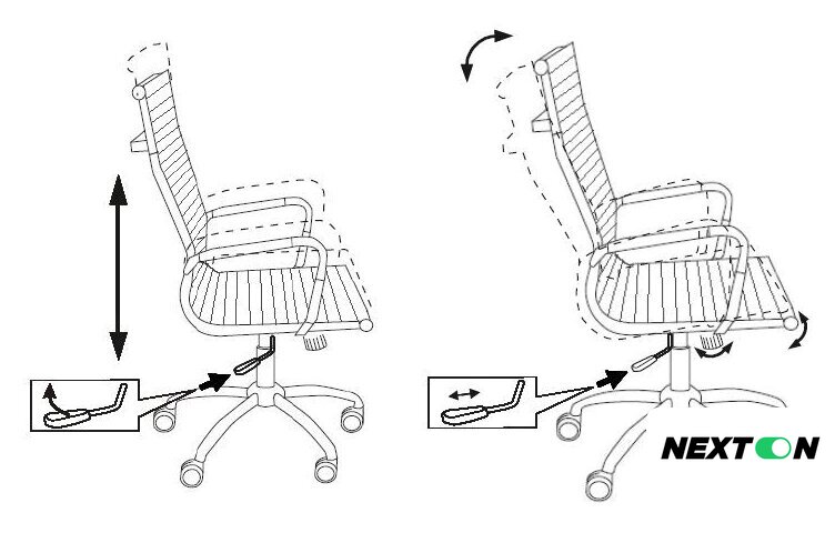 Офисное кресло Бюрократ CH-883 (черный) - Изображение №2 — Интернет-магазин Nexton
