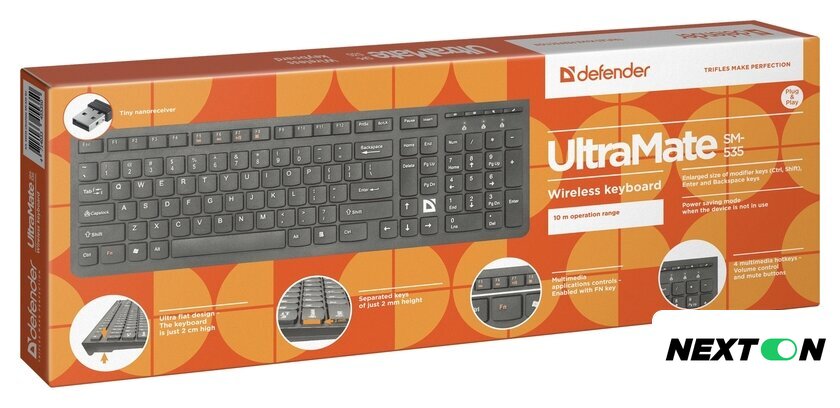 Клавиатура Defender UltraMate SM-535 RU - Изображение №5 — Интернет-магазин Nexton
