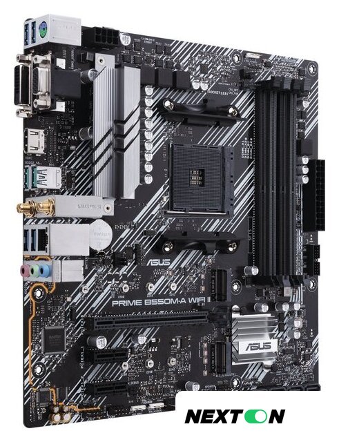 Материнская плата ASUS Prime B550M-A WIFI II - Изображение №3 — Интернет-магазин Nexton