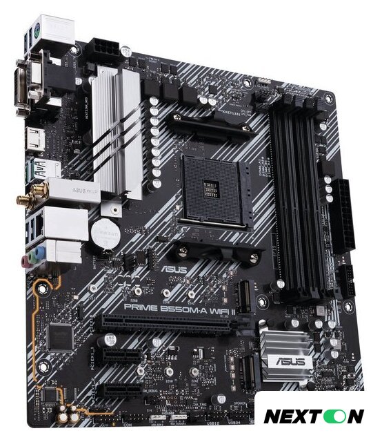 Материнская плата ASUS Prime B550M-A WIFI II - Изображение №2 — Интернет-магазин Nexton