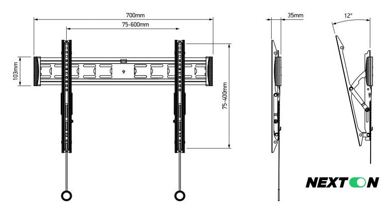 Кронштейн для телевизора Onkron TM6 - Изображение №6 — Интернет-магазин Nexton