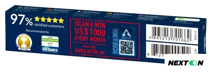 Термопаста Arctic MX-4 ACTCP00008B (8 г) - Изображение №3 — Интернет-магазин Nexton