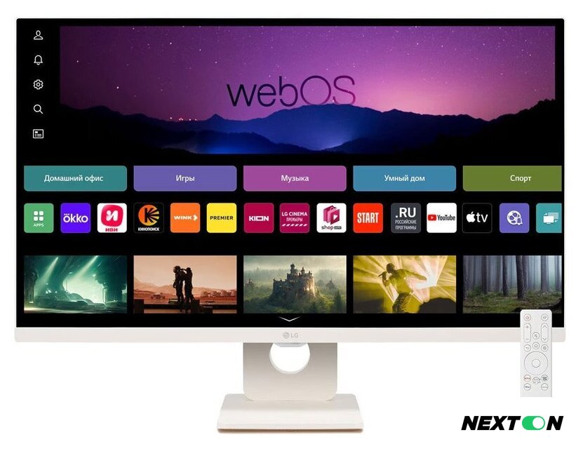 Smart монитор LG MyView Smart Monitor 27SR50F-W - Изображение №1 — Интернет-магазин Nexton