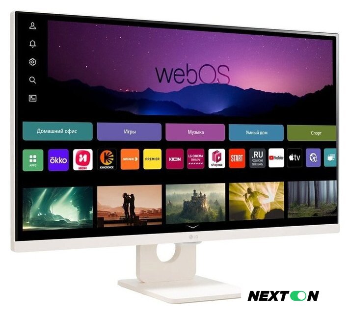 Smart монитор LG MyView Smart Monitor 27SR50F-W - Изображение №3 — Интернет-магазин Nexton