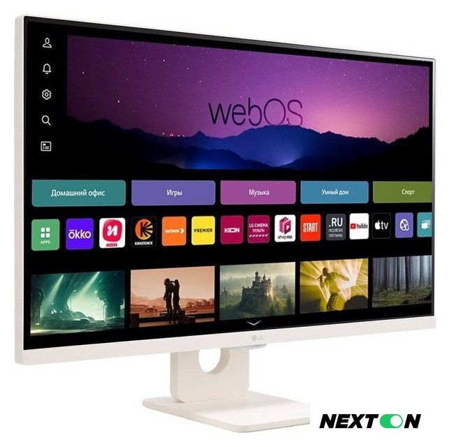Smart монитор LG MyView Smart Monitor 27SR50F-W - Изображение №4 — Интернет-магазин Nexton