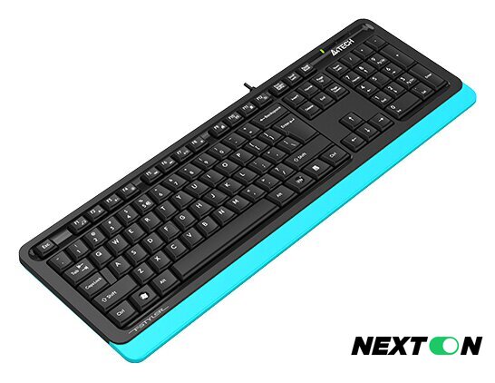 Клавиатура A4Tech Fstyler FKS10 (черный/синий) - Изображение №4 — Интернет-магазин Nexton
