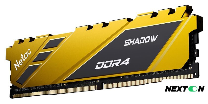 Оперативная память Netac Shadow 8ГБ DDR4 3200 МГц NTSDD4P32SP-08Y - Изображение №4 — Интернет-магазин Nexton