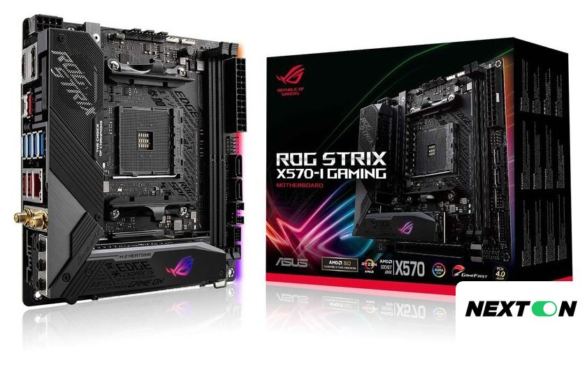 Материнская плата ASUS ROG Strix X570-I Gaming - Изображение №6 — Интернет-магазин Nexton