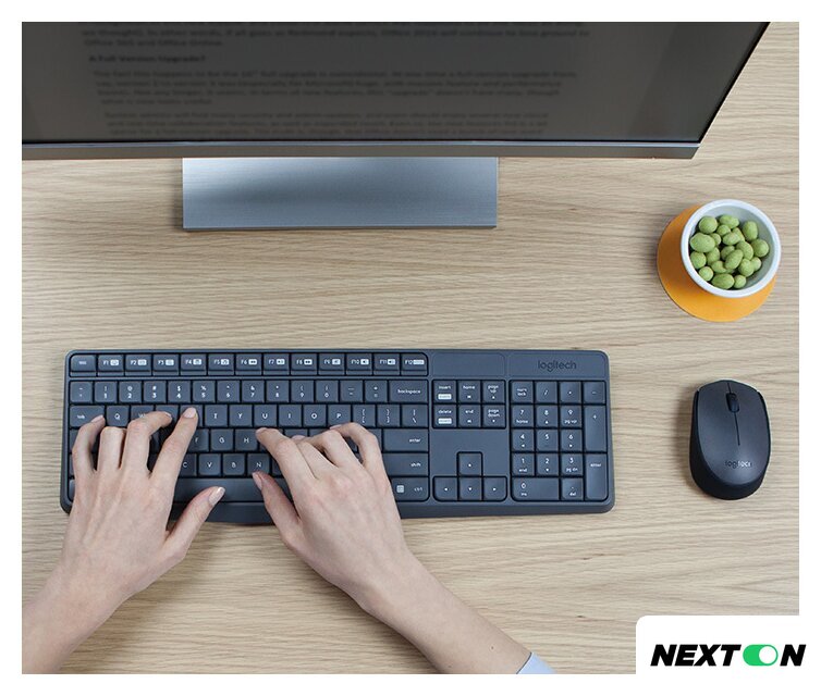 Офисный набор Logitech MK235 Wireless Combo 920-007948 - Изображение №5 — Интернет-магазин Nexton