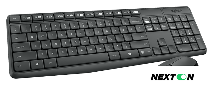 Офисный набор Logitech MK235 Wireless Combo 920-007948 - Изображение №2 — Интернет-магазин Nexton