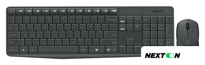 Офисный набор Logitech MK235 Wireless Combo 920-007948 - Изображение №1 — Интернет-магазин Nexton