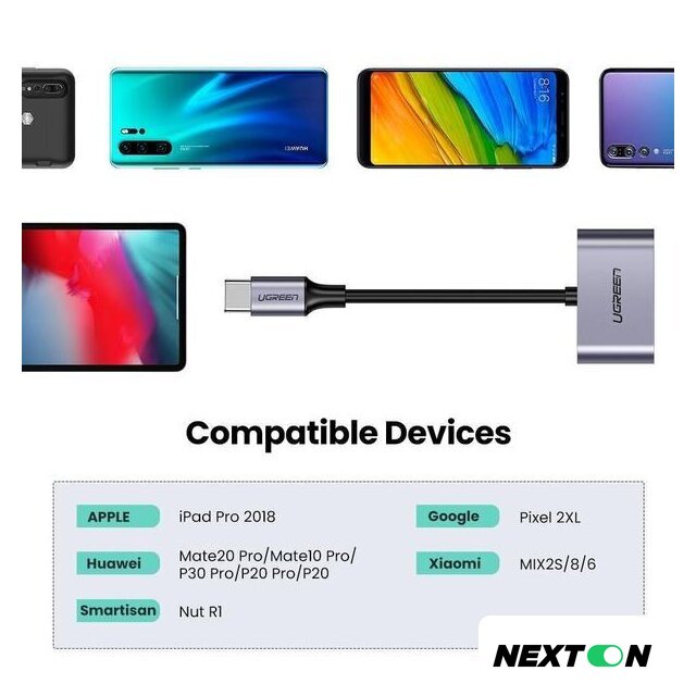 Разветвитель Ugreen 60165 - Изображение №7 — Интернет-магазин Nexton