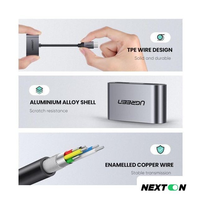 Разветвитель Ugreen 60165 - Изображение №2 — Интернет-магазин Nexton