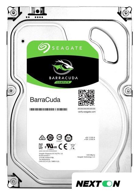 Жесткий диск Seagate BarraCuda 1TB [ST1000DM010] - Изображение №1 — Интернет-магазин Nexton