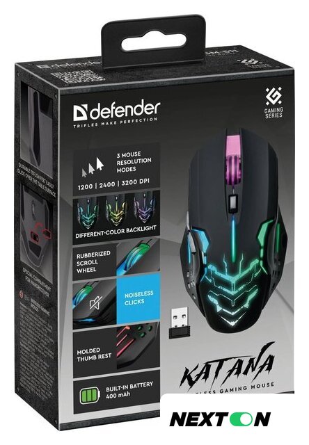 Игровая мышь Defender Katana GM-511 (черный) - Изображение №8 — Интернет-магазин Nexton