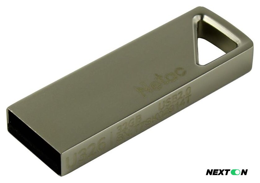 USB Flash Netac U326 USB 2.0 32GB NT03U326N-032G-20PN - Изображение №1 — Интернет-магазин Nexton