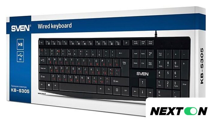 Клавиатура SVEN KB-S305 - Изображение №4 — Интернет-магазин Nexton