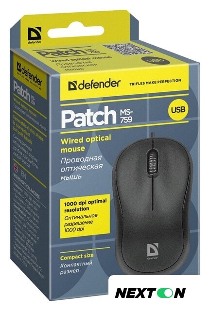 Мышь Defender Patch MS-759 - Изображение №4 — Интернет-магазин Nexton