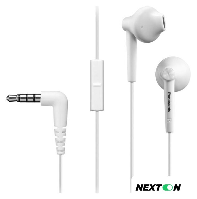 Наушники Panasonic RP-TCM55GC-W - Изображение №1 — Интернет-магазин Nexton