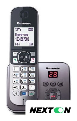 Радиотелефон Panasonic KX-TG6821RUB - Изображение №2 — Интернет-магазин Nexton