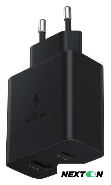 Сетевое зарядное Samsung EP-TA220NBEGEU - Изображение №3 — Интернет-магазин Nexton